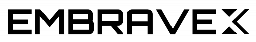 EMBRAVEX logo in black on a transparent background